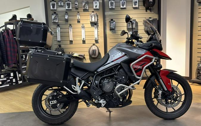 2022 Triumph Tiger 850 Sport Graphite Diablo Red