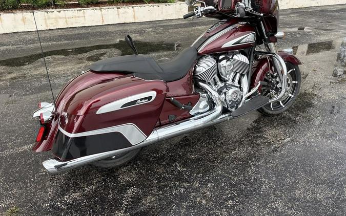 2024 Indian Motorcycle® Chieftain® Limited with Powerband Audio Package Maroon Metallic/Graphics