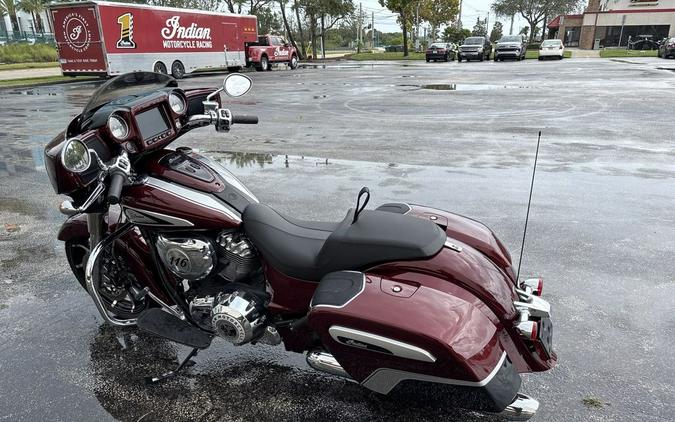 2024 Indian Motorcycle® Chieftain® Limited with Powerband Audio Package Maroon Metallic/Graphics