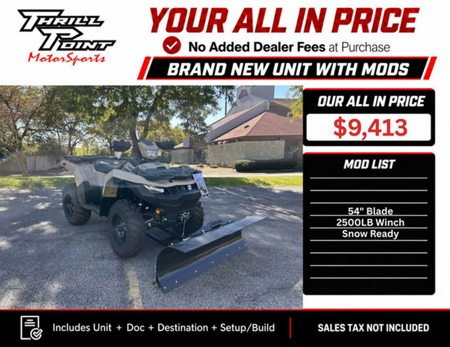 2025 Suzuki KingQuad 500 AXi Power Steering