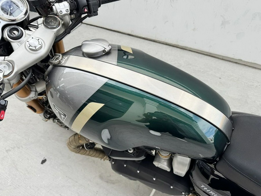 2023 Triumph Thruxton RS Competition Green Silver Ice