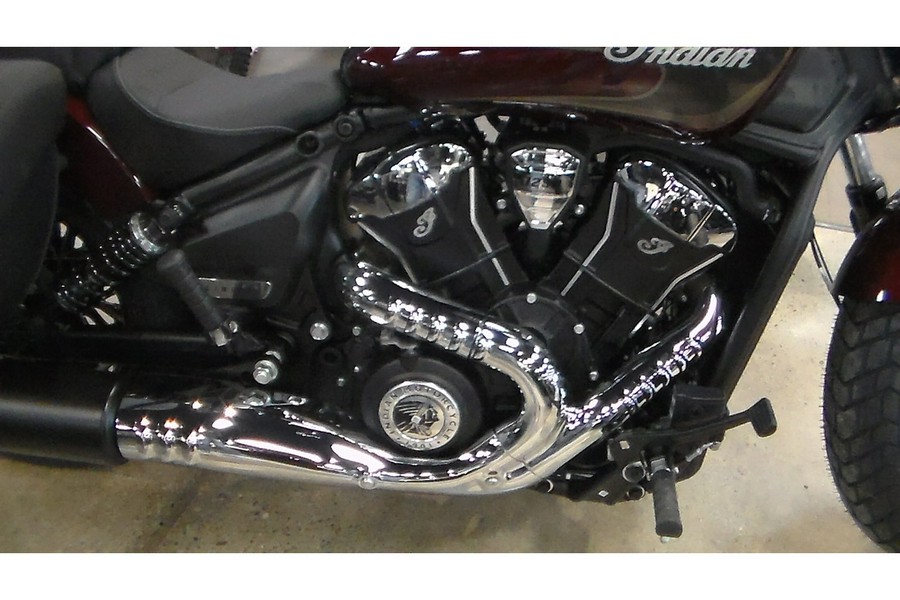 2025 Indian Motorcycle SUPER SCOUT, MRN MTLC W/GRFX, TECH, 49ST Limited + Tech