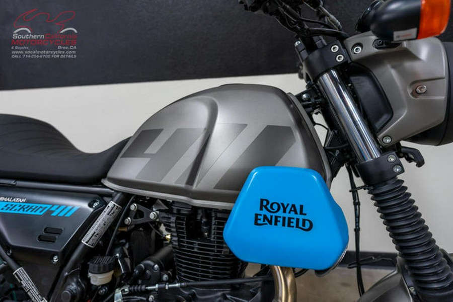 2023 Royal Enfield Scram 411 Graphite Blue