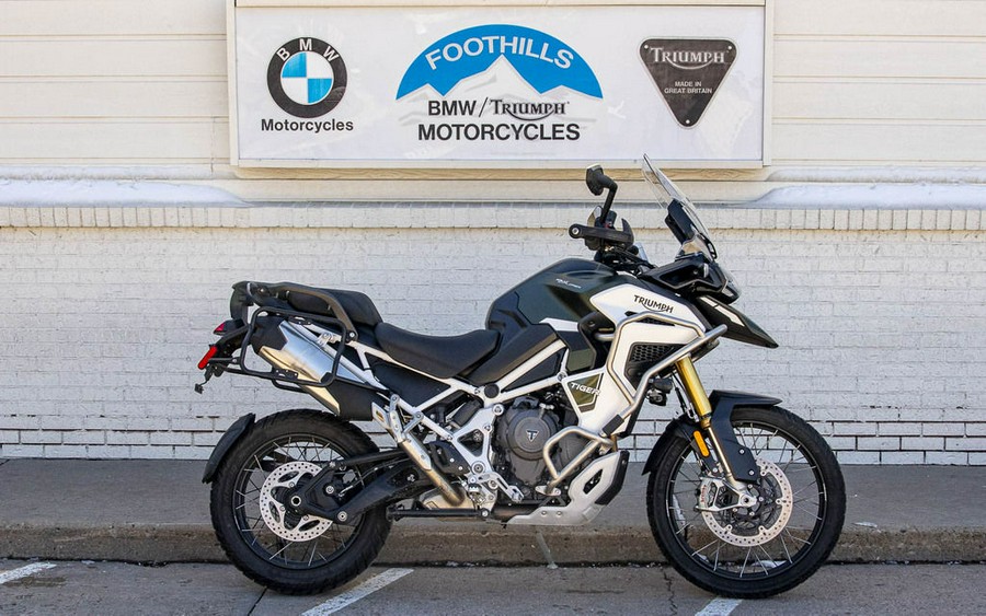 2023 Triumph Tiger 1200 Rally Explorer Matte Khaki Green