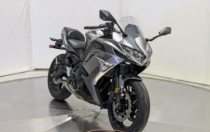 2021 Kawasaki Ninja 650 Metallic Graphite GrayMetallic Spark B