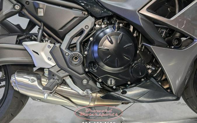 2021 Kawasaki Ninja 650 Metallic Graphite GrayMetallic Spark B