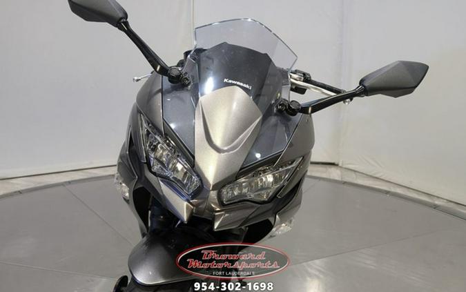 2021 Kawasaki Ninja 650 Metallic Graphite GrayMetallic Spark B