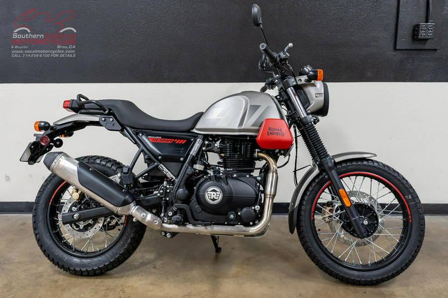 2023 Royal Enfield Scram 411 Graphite Red