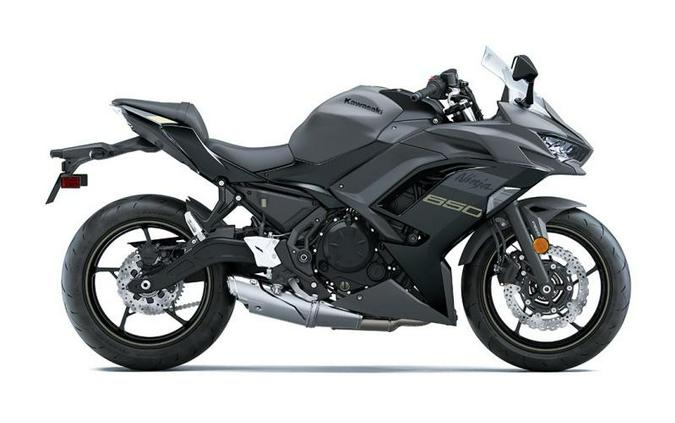 2024 Kawasaki Ninja® 650 Metallic Matte Dark Gray/Metallic Spark Black