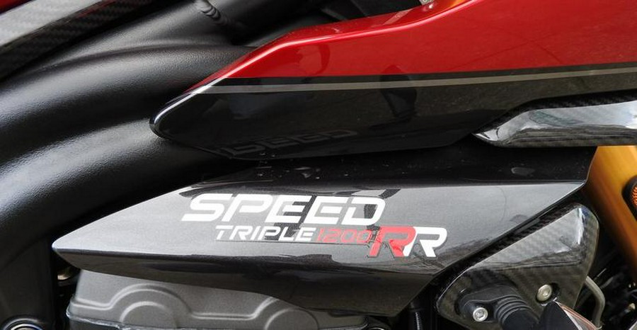 2024 Triumph Speed Triple 1200 RR Red Hopper Storm Grey