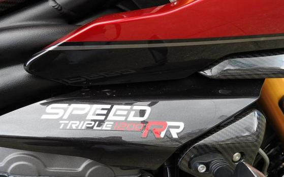 2024 Triumph Speed Triple 1200 RR Red Hopper Storm Grey