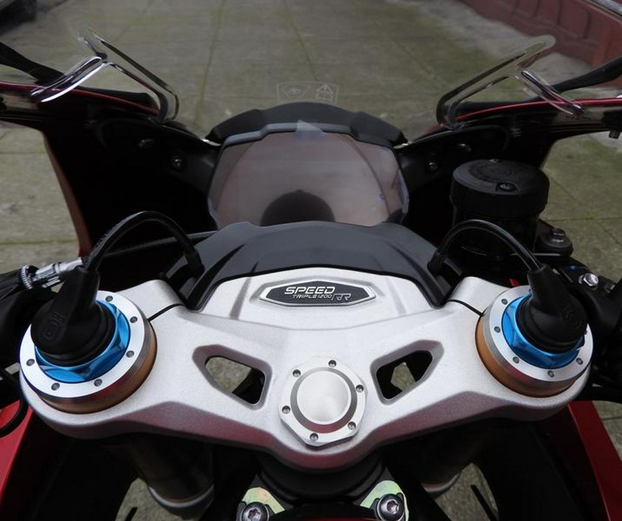 2024 Triumph Speed Triple 1200 RR Red Hopper Storm Grey