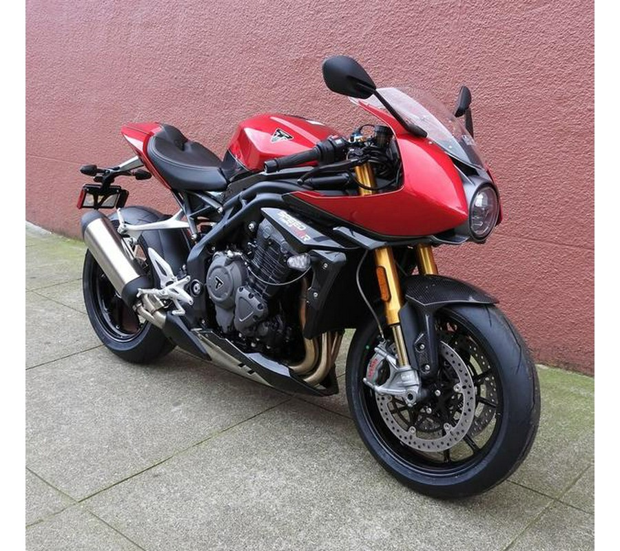 2024 Triumph Speed Triple 1200 RR Red Hopper Storm Grey