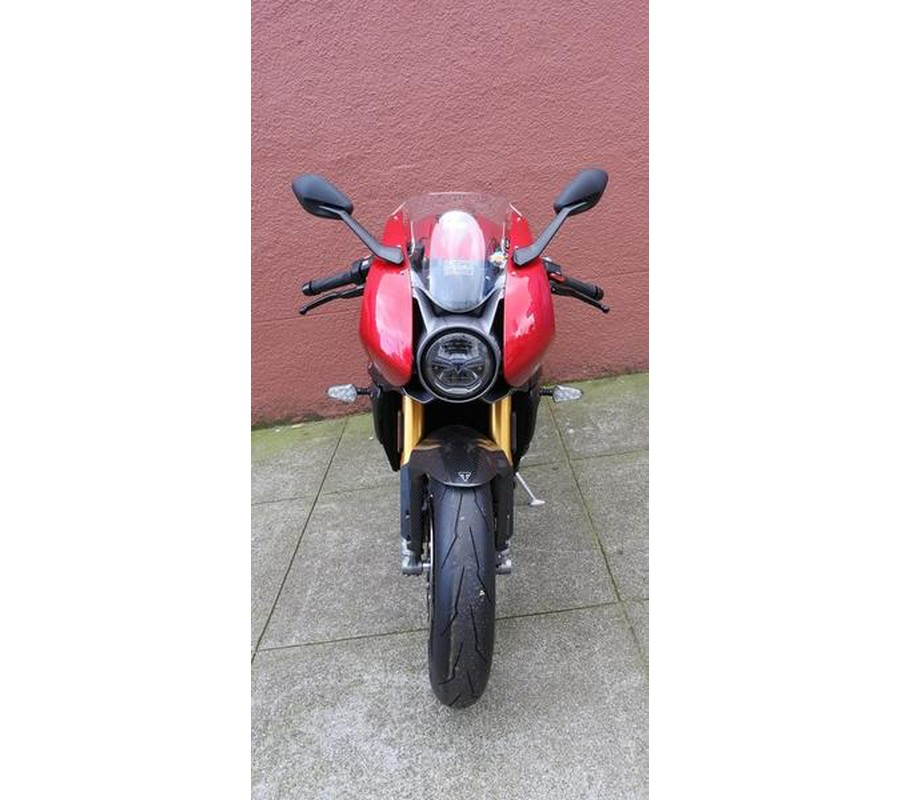 2024 Triumph Speed Triple 1200 RR Red Hopper Storm Grey