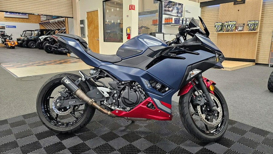 2026 Kawasaki Ninja 500 ABS Metallic Matte Twilight Blue