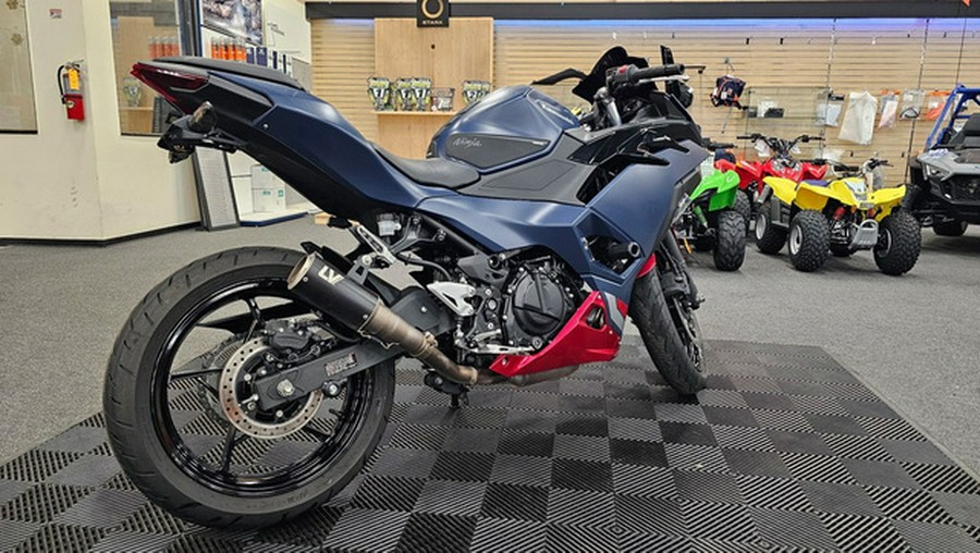 2026 Kawasaki Ninja 500 ABS Metallic Matte Twilight Blue