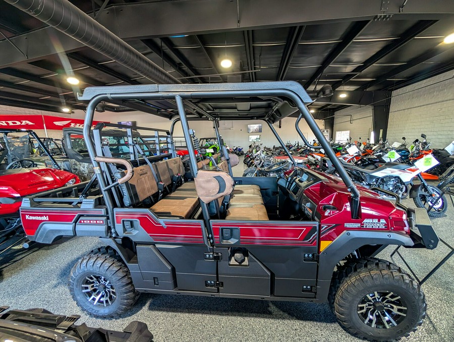 2026 Kawasaki Mule Pro-FXT 1000 Platinum Ranch Edition Metallic Deep Red - 508104