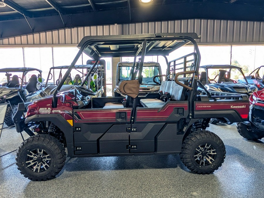 2026 Kawasaki Mule Pro-FXT 1000 Platinum Ranch Edition Metallic Deep Red - 508104