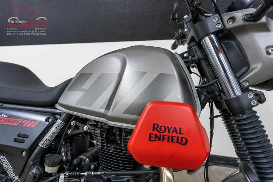 2023 Royal Enfield Scram 411 Graphite Red