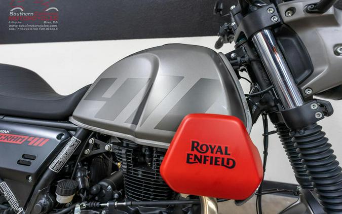 2023 Royal Enfield Scram 411 Graphite Red