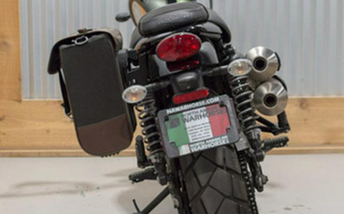 2023 Triumph #SCRAMBLER 900 Chrome Edition Brooklands Green