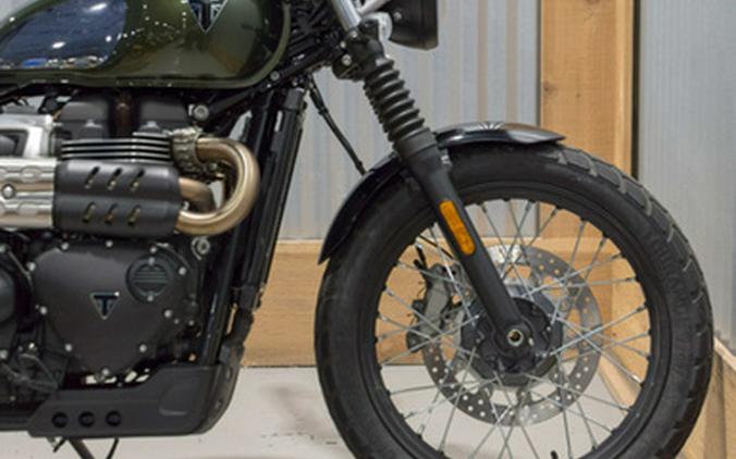 2023 Triumph #SCRAMBLER 900 Chrome Edition Brooklands Green