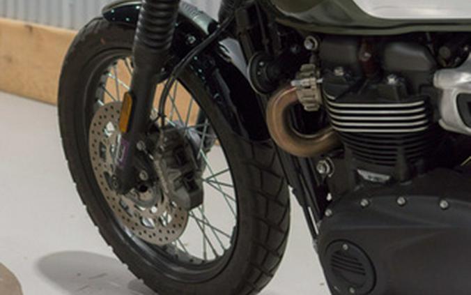 2023 Triumph #SCRAMBLER 900 Chrome Edition Brooklands Green