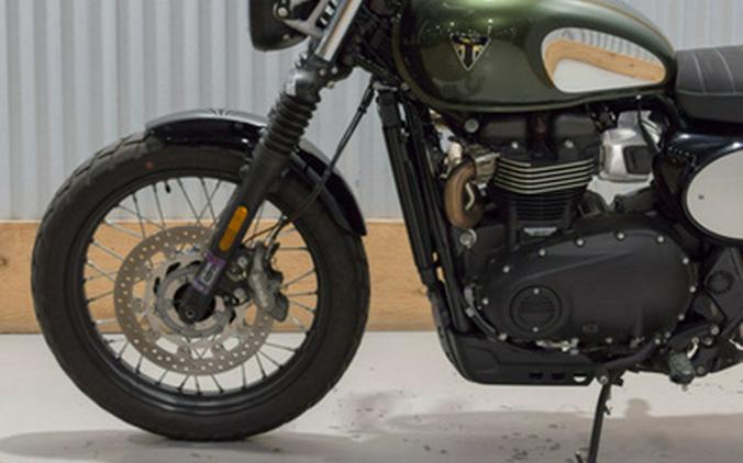 2023 Triumph #SCRAMBLER 900 Chrome Edition Brooklands Green