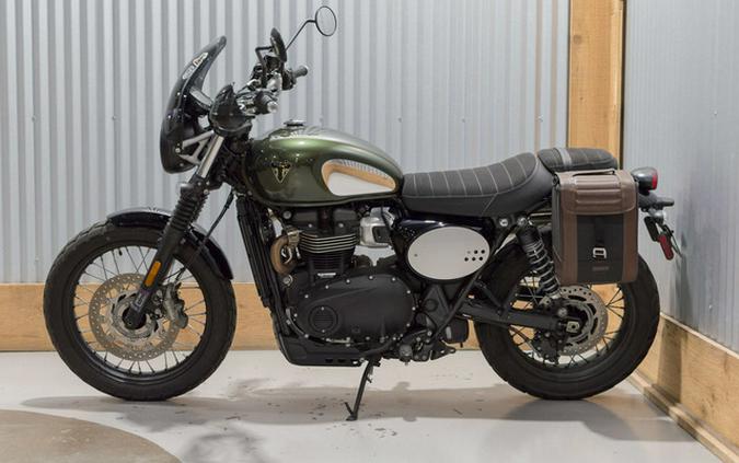 2023 Triumph #SCRAMBLER 900 Chrome Edition Brooklands Green