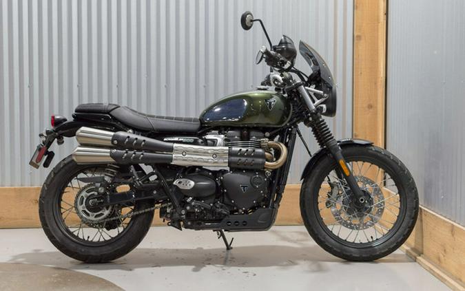2023 Triumph #SCRAMBLER 900 Chrome Edition Brooklands Green