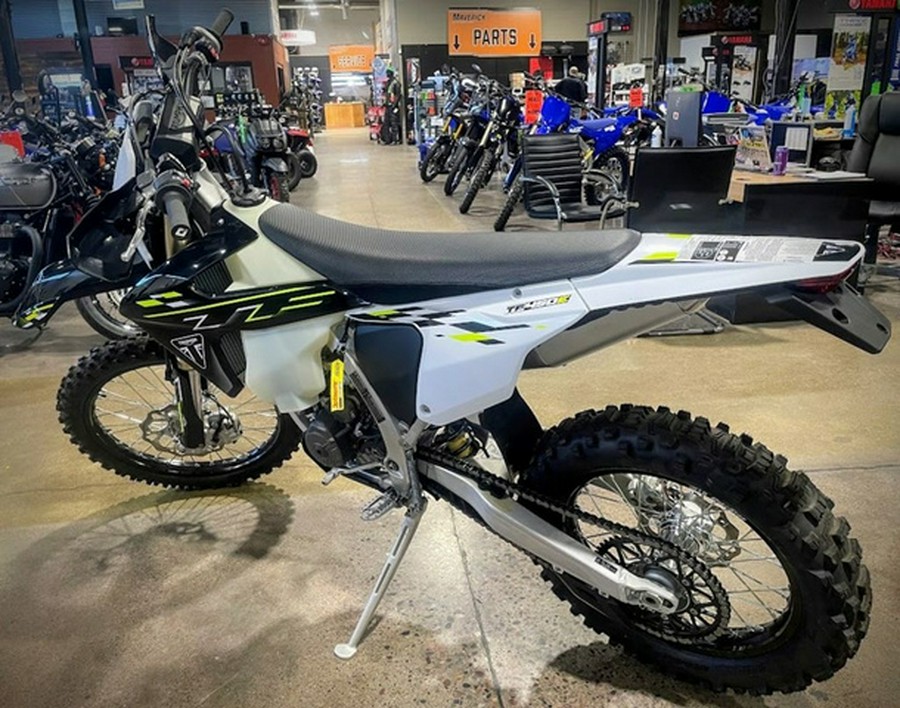 2026 Triumph TF 450-E Jet BlackPure White