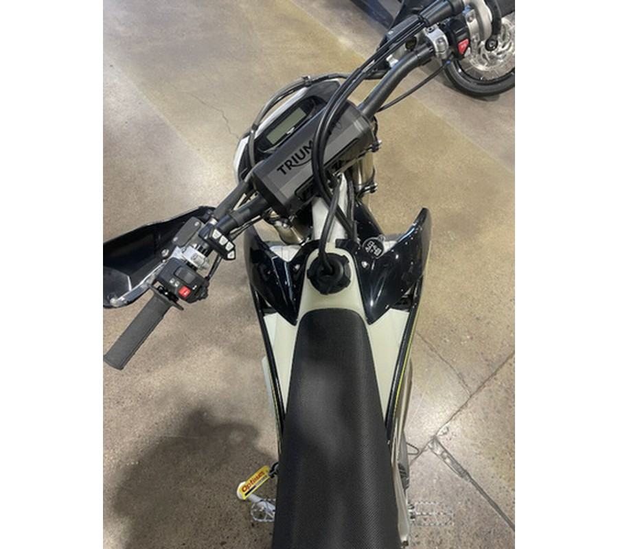 2026 Triumph TF 450-E Jet BlackPure White