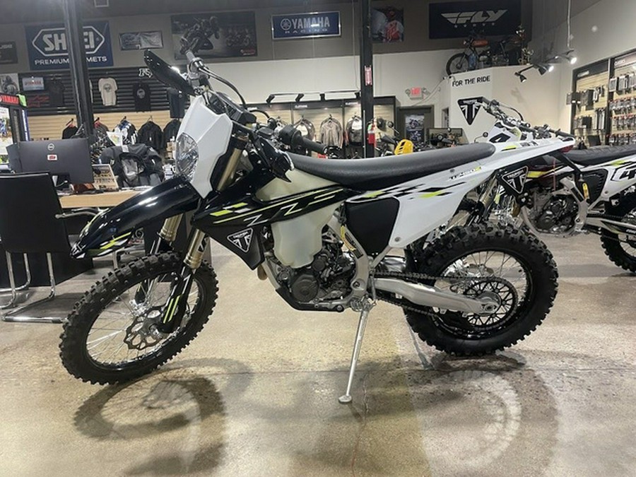 2026 Triumph TF 450-E Jet BlackPure White