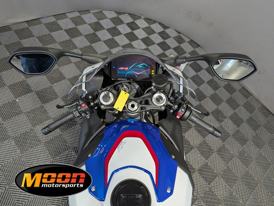 2022 BMW S 1000 RR Light White Racing Blue Racing Red