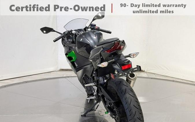 2023 Kawasaki Ninja 400 Metallic Magnetic Dark Gray/Twilight Bl KRT Edition