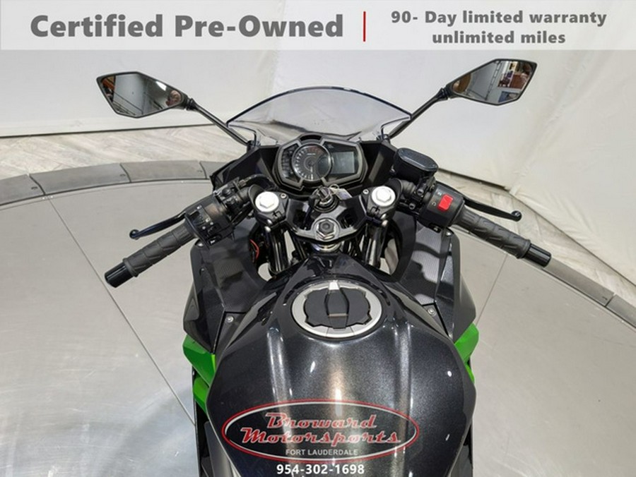 2023 Kawasaki Ninja 400 Metallic Magnetic Dark Gray/Twilight Bl KRT Edition