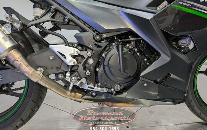 2023 Kawasaki Ninja 400 Metallic Magnetic Dark Gray/Twilight Bl KRT Edition