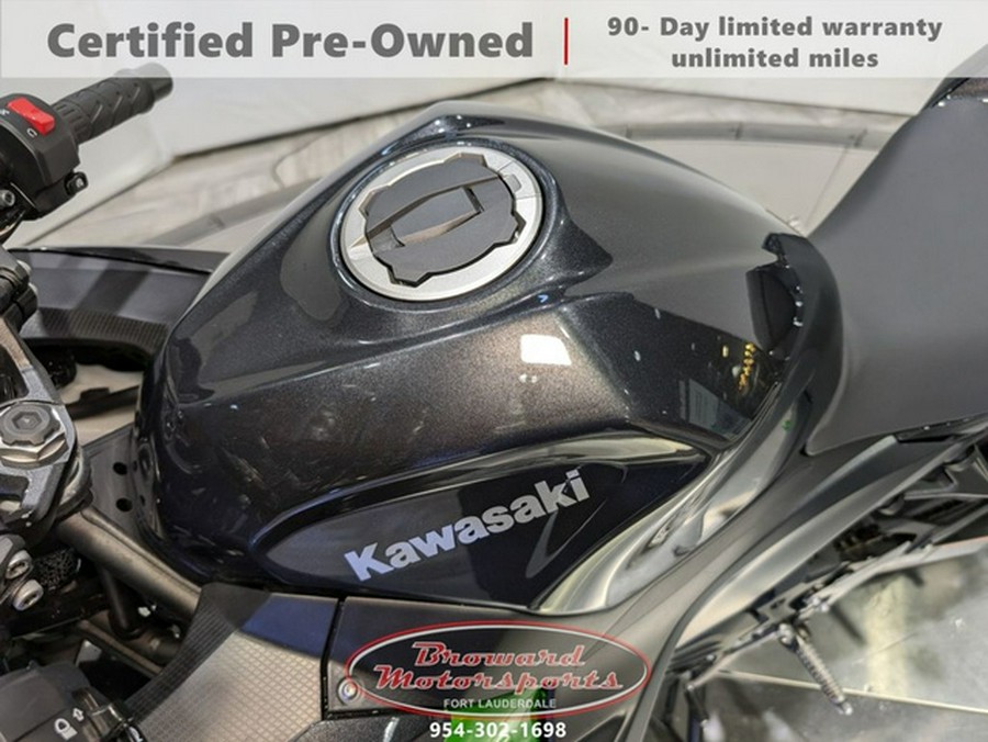 2023 Kawasaki Ninja 400 Metallic Magnetic Dark Gray/Twilight Bl KRT Edition