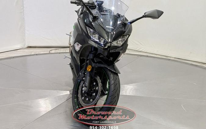 2023 Kawasaki Ninja 400 Metallic Magnetic Dark Gray/Twilight Bl KRT Edition