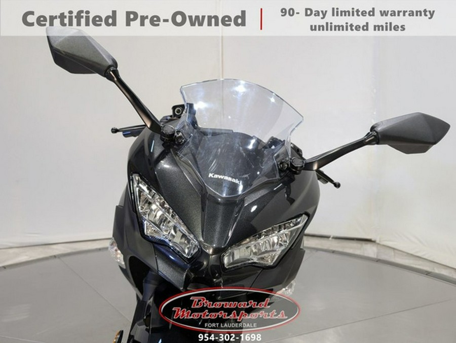 2023 Kawasaki Ninja 400 Metallic Magnetic Dark Gray/Twilight Bl KRT Edition