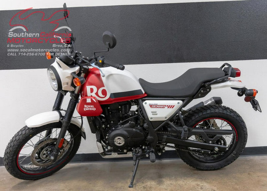 2023 Royal Enfield Scram 411 White Flame