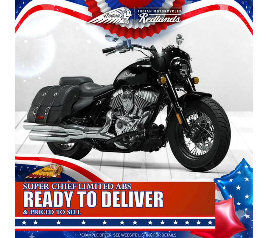 2022 Indian Motorcycle® Super Chief® Limited Black Metallic