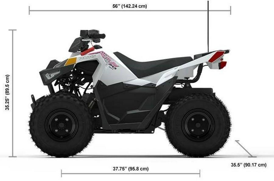 2023 Polaris Industries Outlaw 70 EFI White/Pink