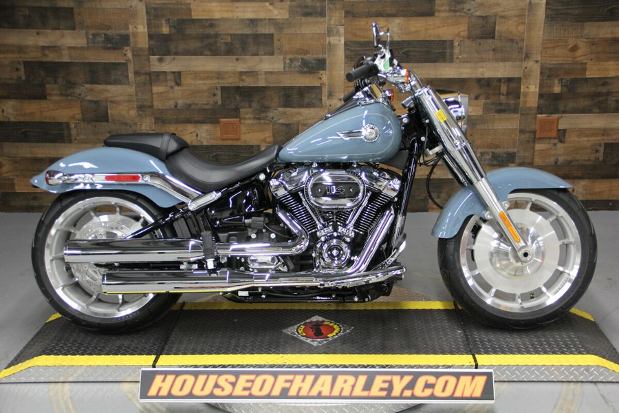 2024 Harley-Davidson Fat Boy 114 Sharkskin Blue