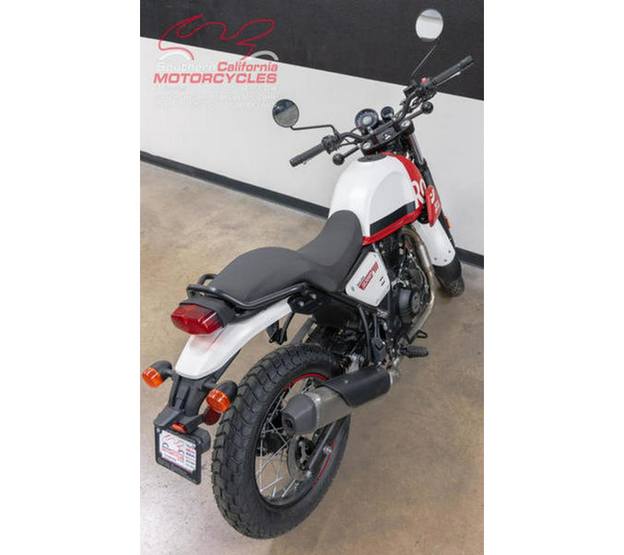 2023 Royal Enfield Scram 411 White Flame