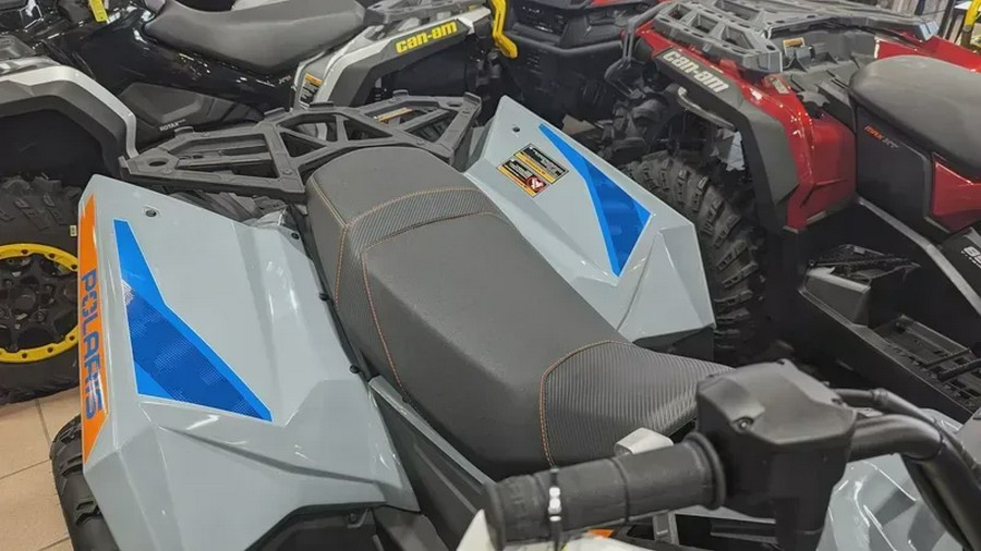 New 2024 POLARIS SCRAMBLER 850 STORM GRAY AND RADAR BLUE