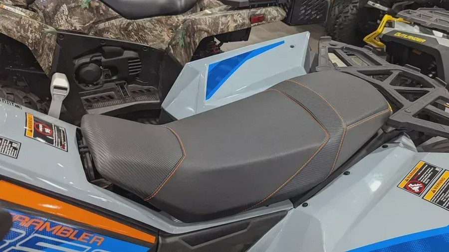 New 2024 POLARIS SCRAMBLER 850 STORM GRAY AND RADAR BLUE