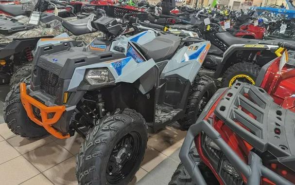 New 2024 POLARIS SCRAMBLER 850 STORM GRAY AND RADAR BLUE