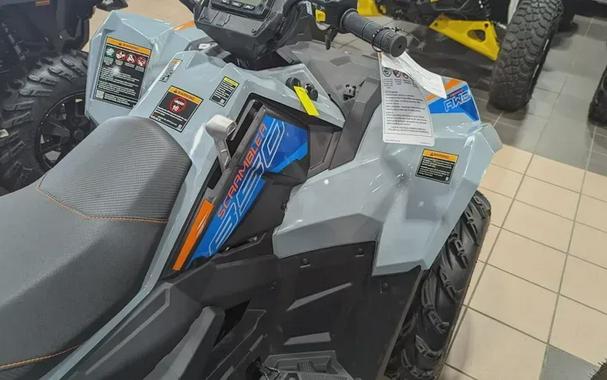 New 2024 POLARIS SCRAMBLER 850 STORM GRAY AND RADAR BLUE