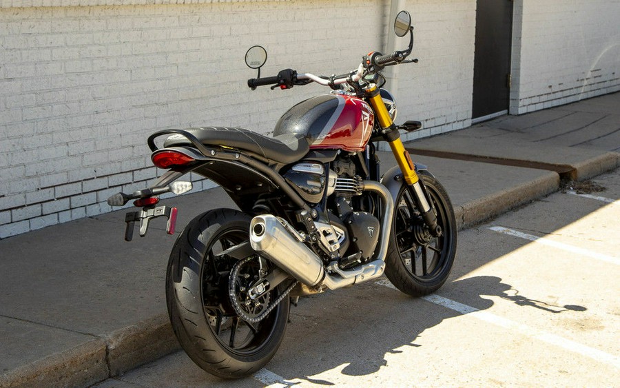 2024 Triumph Scrambler 400 X Carnival Red / Phantom Black